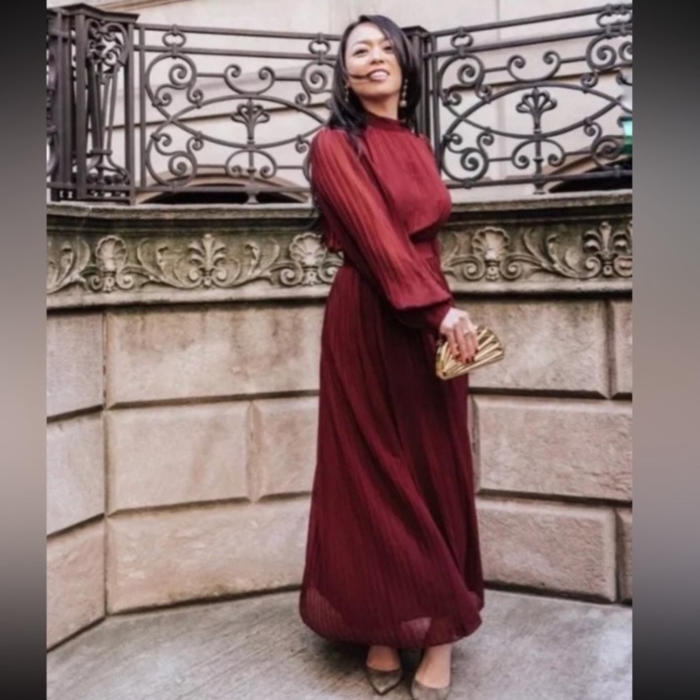 Burgundy Zara Dress